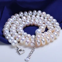 2020 fashion freshwater pearl necklace female genuine natural pearl choker necklace for women wedding engagement jewelry