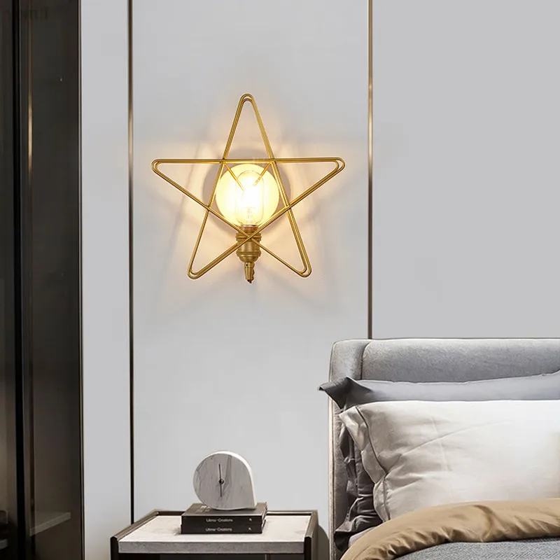 Светодиодный настенный светильник в скандинавском стиле настенные светильники