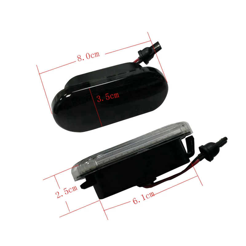 Светодиодный динамический бокосветильник индикатор габаритный сигнальный