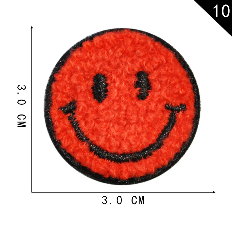 

Smile Iron Embroidery Applique Decoration Patches for Jeans DIY Decor T-Shirt Jacket Backpacks Handbags Shoes Bags Repair Hats