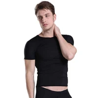 men causal summer basic t shirts solid o neck short sleeve fashion man clothing breathable solid t shirt male black thin tops