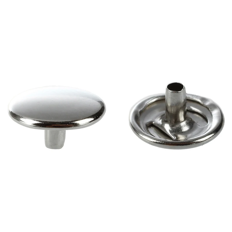 50 x металлические кнопки заклепки пуговицы серебро|Пуговицы| |