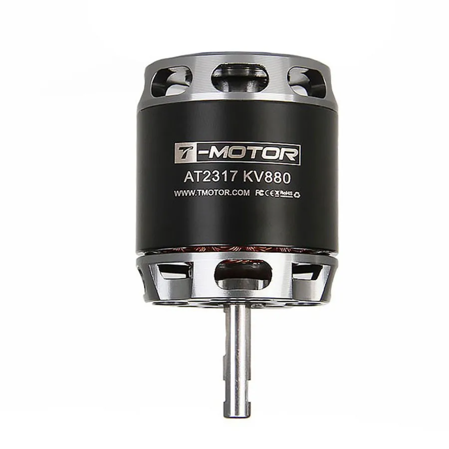 T Motor AT2317 KV880/KV1250 1400KV бесщеточный двигатель с максимальной тягой 1 7 кг 2 4S для