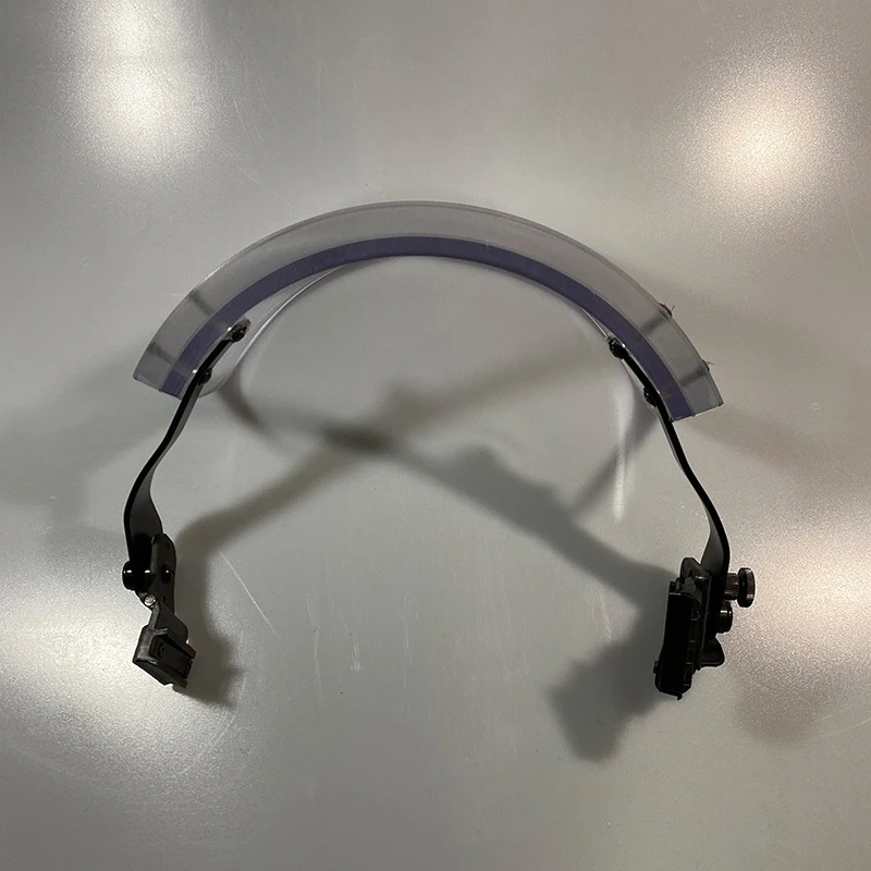 

Bullet Proof Glass Ballistic Face Shield Military Anti Riot Face Shield for M88/MICH/FAST Helmet Visor Personal Self Defense