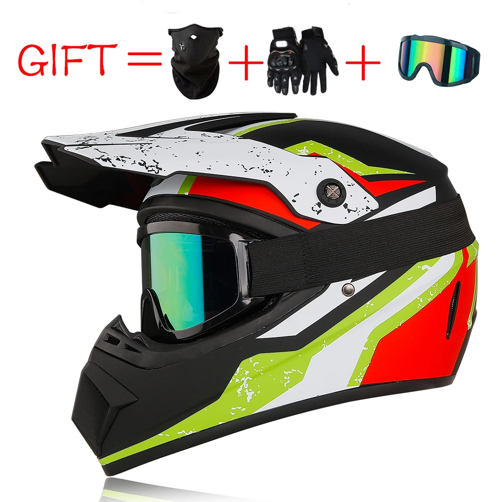 

Шлем для мотокросса, зимний, для мужчин и женщин, 3 подарка