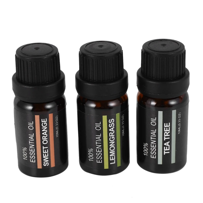 

100% Pure Natural Aromatherapy Oils Kit 10Ml For Humidifier Water-Soluble Fragrance Oil Massage Essential Oil Set 6Pcs/Set