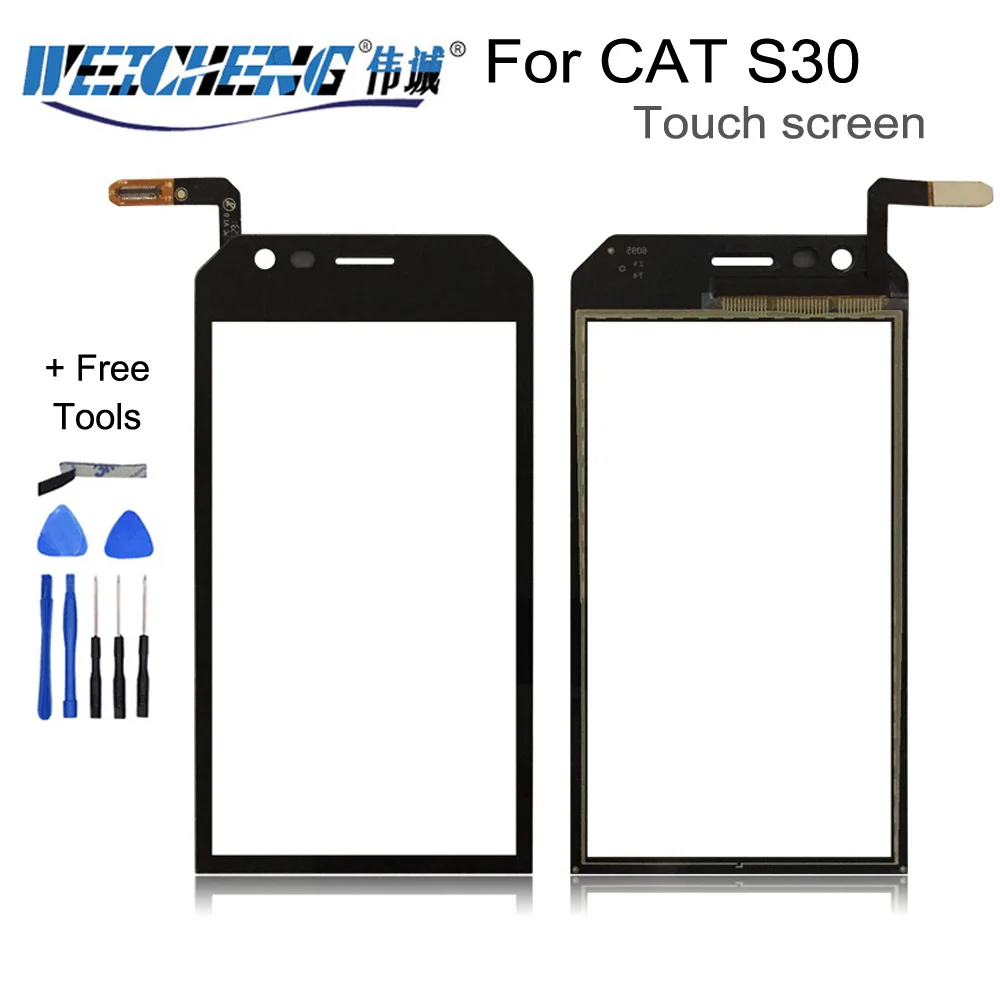 Сенсорная панель WEICHENG для телефона Caterpillar CAT S30 сенсорный экран с дигитайзером Touch