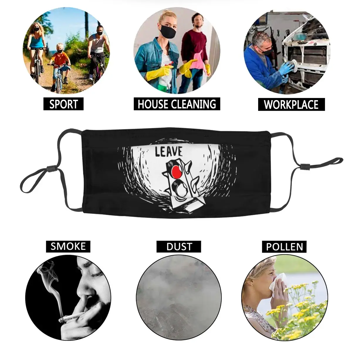

One Tree Hill People Always Leave Reusable Face Mouth Mask Unisex Respirator Muffle Anti-Bacterial Protection Cover