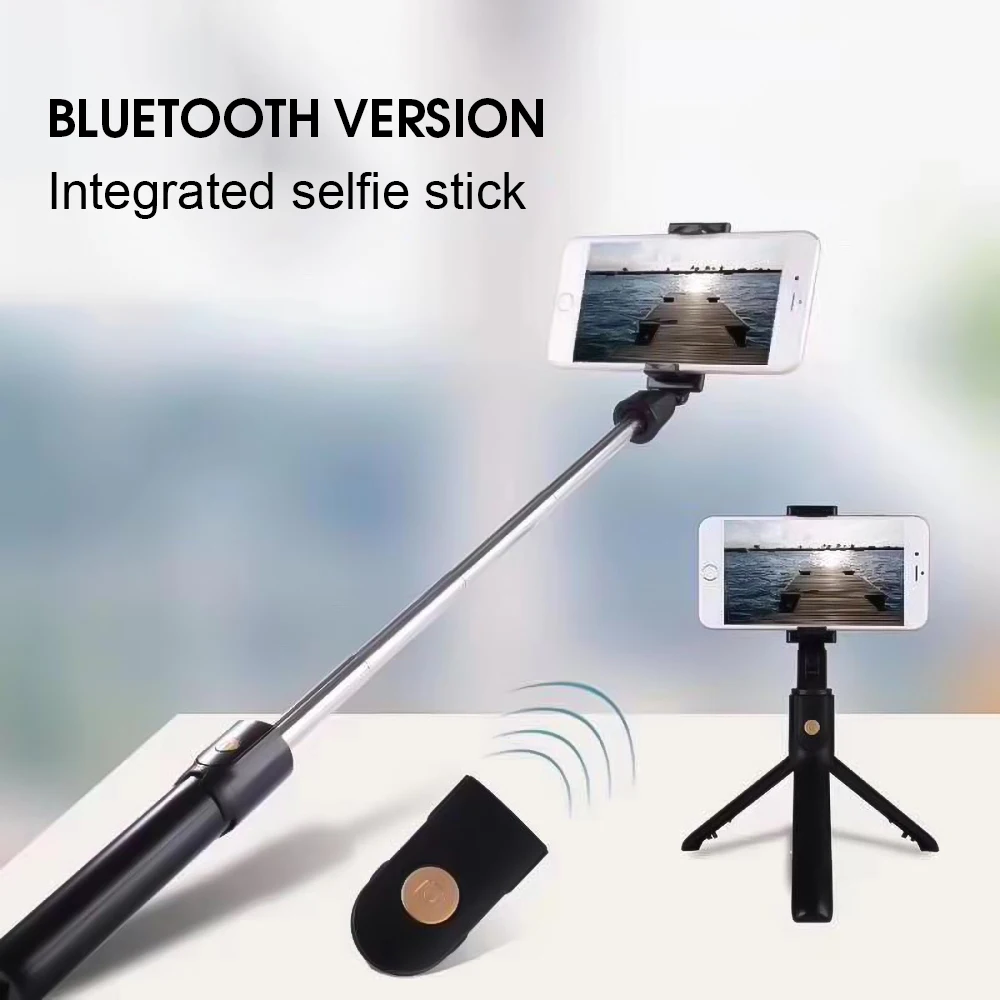 Беспроводная селфи палка Kebidu с Bluetooth для iphone/Android/Huawei складной ручной монопод