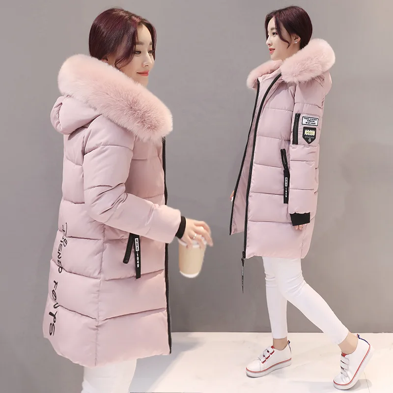 Fashion Winter Cotton-Padded Jacket Female Coat Down Cotton-Padded Clothes Women Thick Cotton-Padded Girl Kpop Slim Jacket