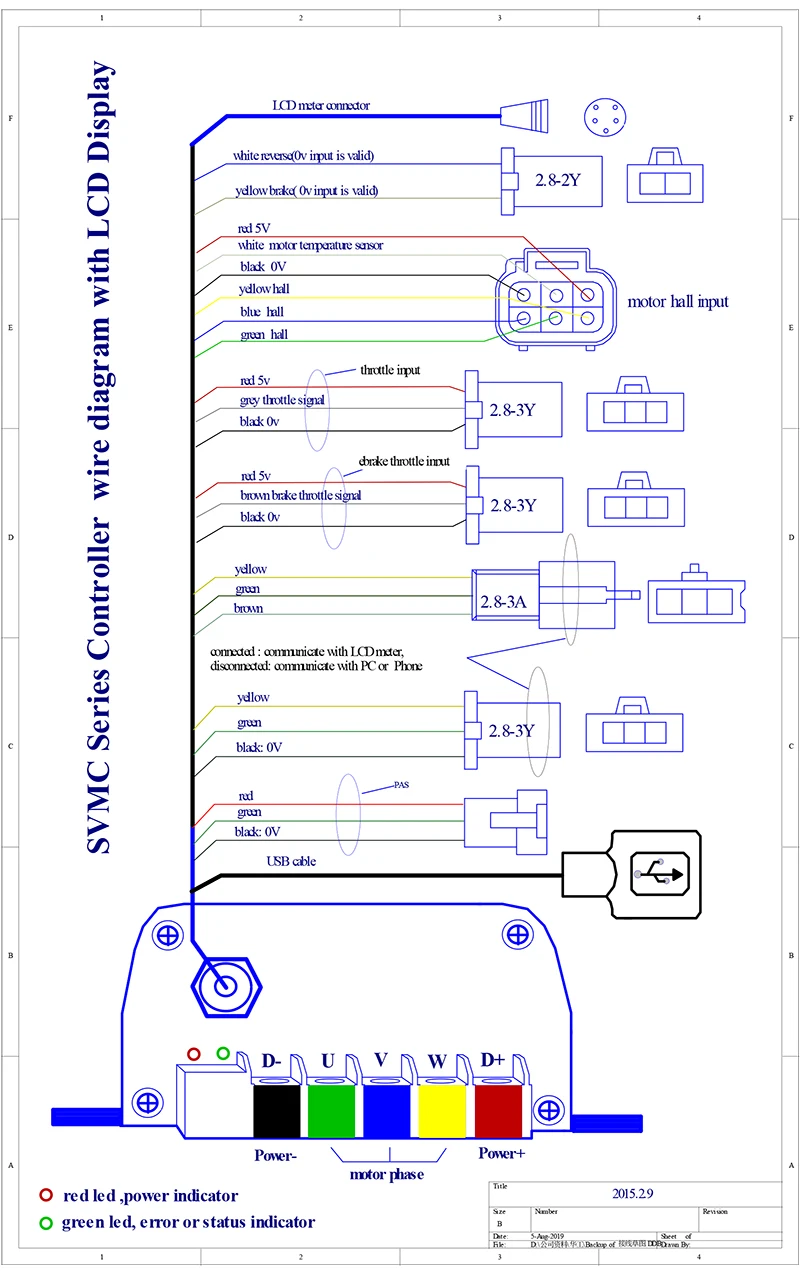 Sabvoton 72v 200A SVMC72200H6 4-5KW контроллер двигателя с tft-цветным дисплеем комплекты преобразования