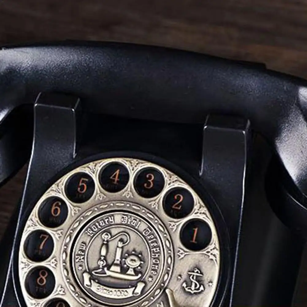Стационарные телефоны старинный классический телефон с вращающимся циферблатом