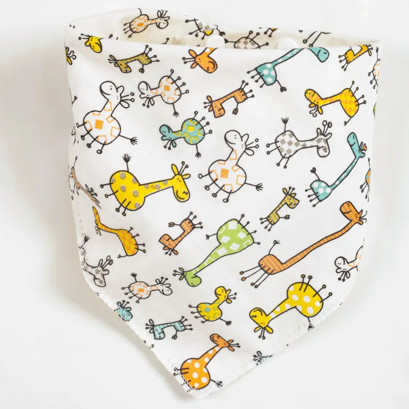 

Newborn Kid Baby Bibs Boys Girls Cute Sweet Print Burp Cloths Cotton Lovely New Feeding Accessories Scarf Saliva towel