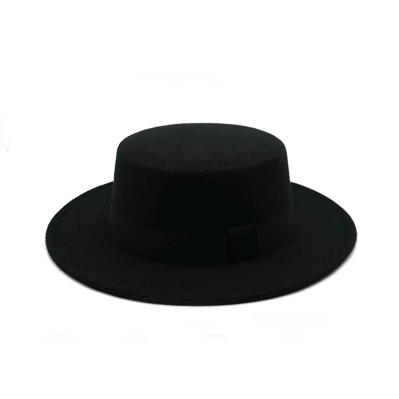 Осень-зима, имитация шерсти, для женщин, мужчин, дам, Fedoras, топ, джаз, шляпа, Европейский, американский стиль, круглые шапки, котелок, шапки, Feminino Gorra