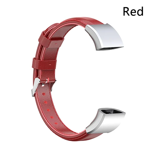Кожаный браслет для huawei band 3/Band 3 Pro/TER-B09/TER-B29 Смарт-часы аксессуары замена браслета - Цвет: Red