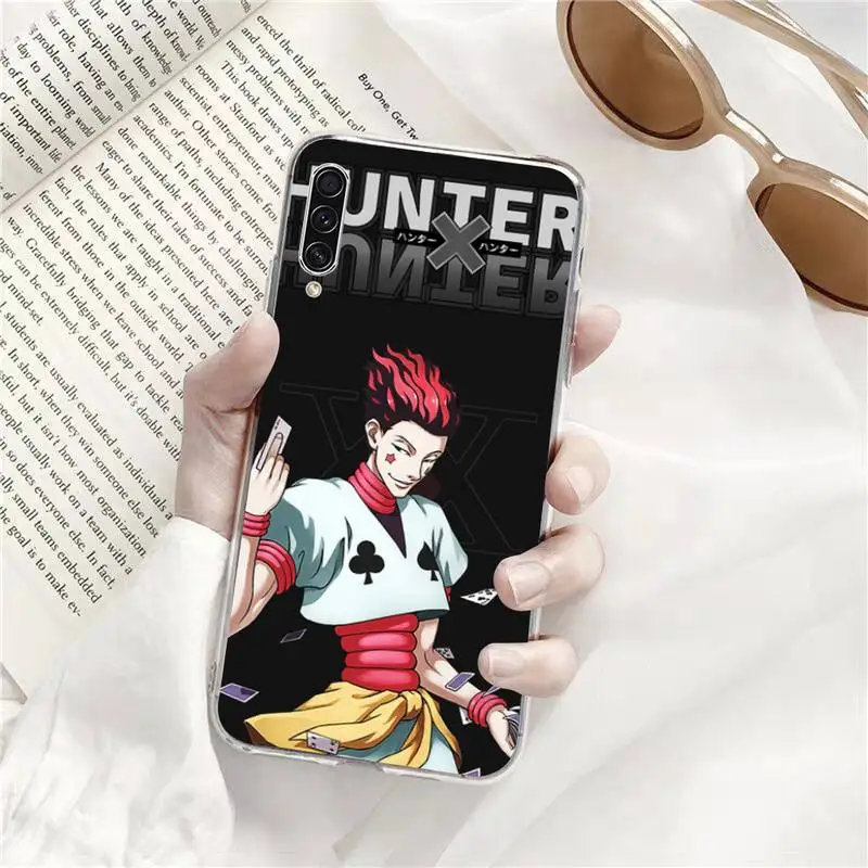 

Hisoka Hunter X hunter anime Phone Case Transparent for Samsung A71 S9 10 20 HUAWEI p30 40 honor 10i 8x xiaomi note 8 Pro 10t 11