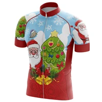 cycling jersey aero breathable summer santa claus christmas bike dress downhill maillot ciclismo hombre roupa camisa masculina