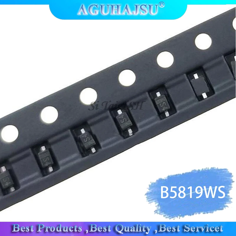 100 шт 0805 S4 B5819WS smd диоды IN5819 SOD-323 | Электронные компоненты и принадлежности