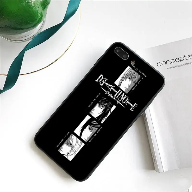 

Death Note Phone Case For iPhone 11 8 7 6 6S Plus 7 plus 8 plus X XS MAX 5 5S XR 12 11 Pro max se 2020 Funda Cover
