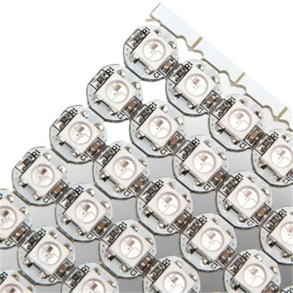 100 шт. IC WS2812B жесткая печатная плата маленькая точка SMD 5050 RGB FPCB WS2811Full-color встроенный