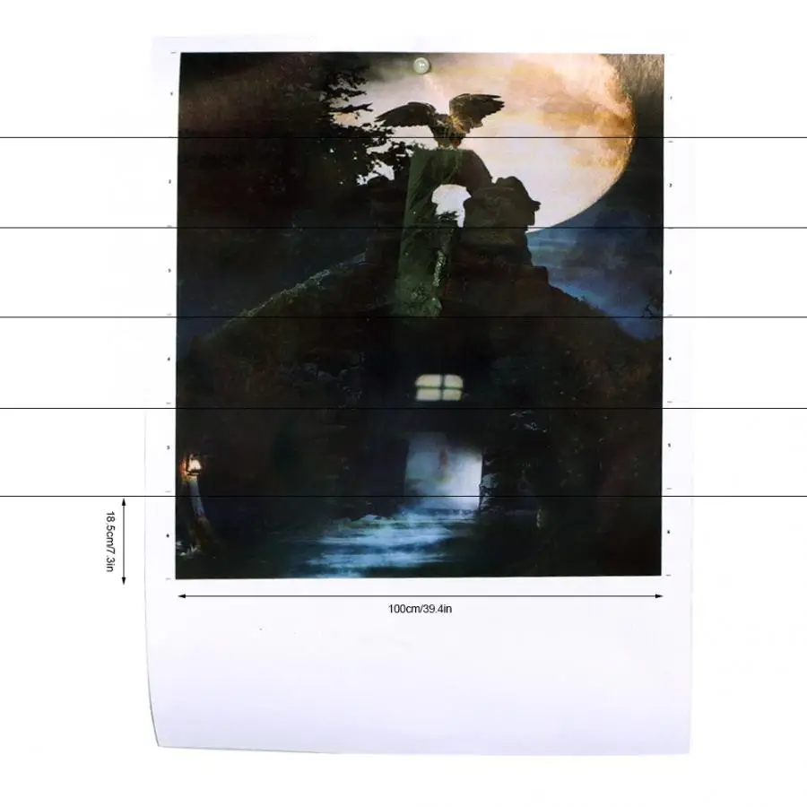 Настенные наклейки со съемными лестницами украшение на Хэллоуин 3D настенные