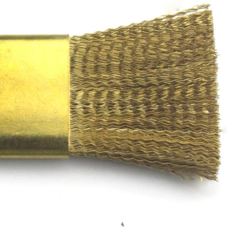 Проводная дрель золотого цвета медная Чистящая щетка для ногтей аксессуары