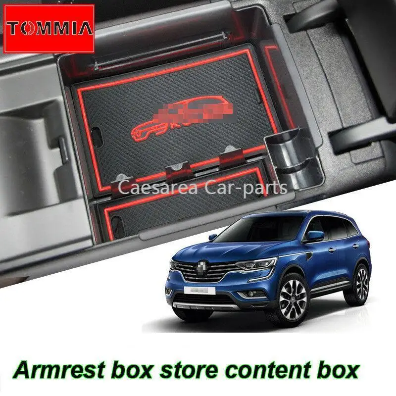 

Car Interior Console Armrest Storage Box Organizer Holder For Renault Koleos