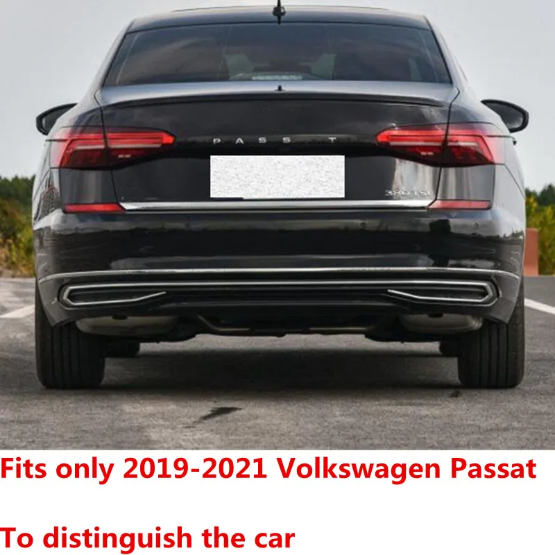 Для спойлер нового VW Passat 2019 2020 2021 ABS Материал окна автомобиля задней крышки черный