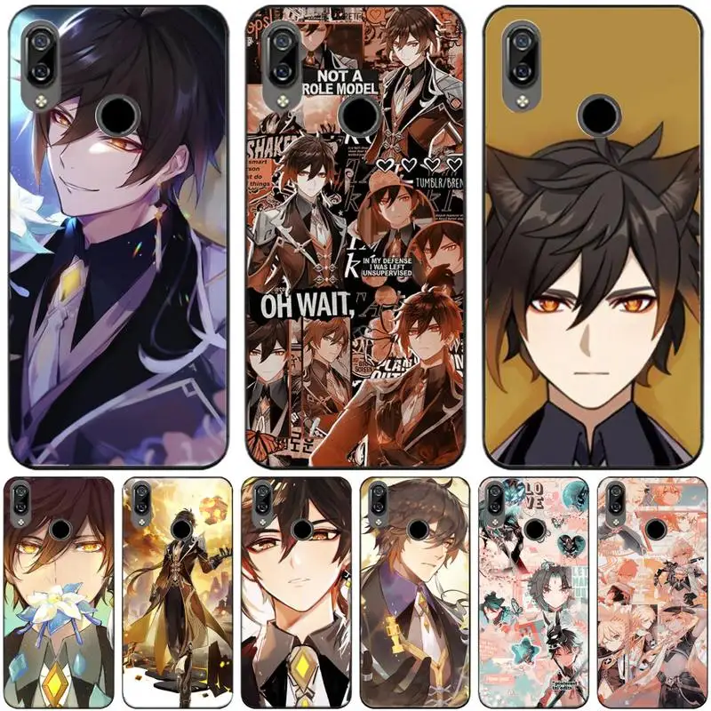 

Zhongli Genshin Soft Cover Phone Case For Redmi 7 8 9 A K20 30 Pro Note 8 9 Pro 9s