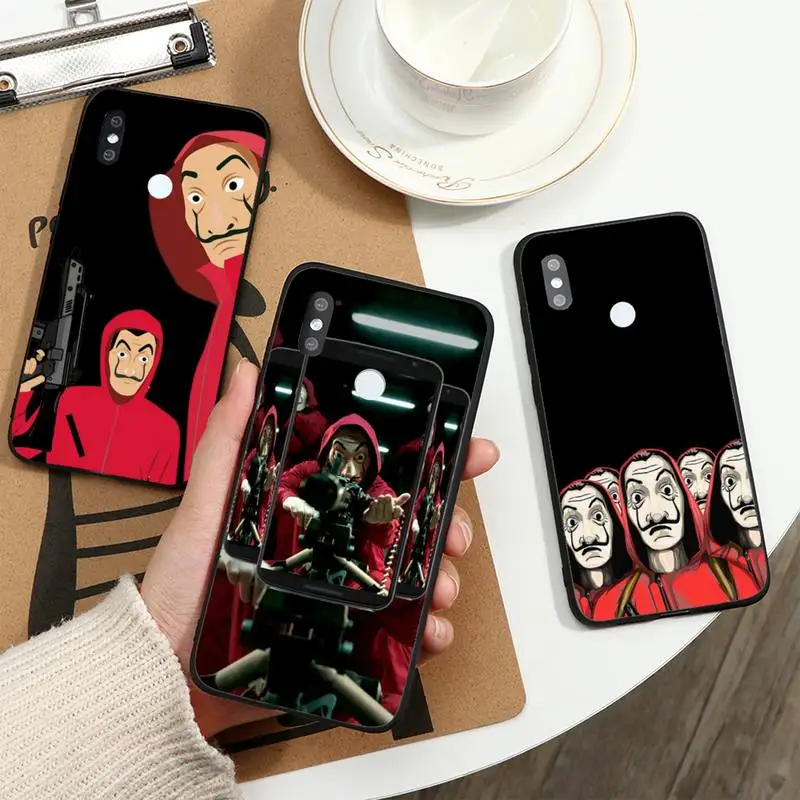 

La Casa de papel Money Heist House Paper Phone Case For Xiaomi Redmi note 7 8 9 t max3 s 10 pro lite funda cover coque shell