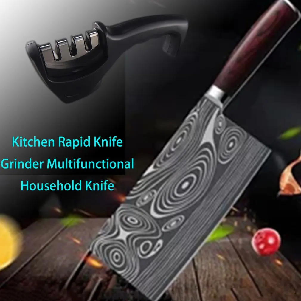 Новая кухонная быстрая точилка для ножей многофункциональный бытовой заточный