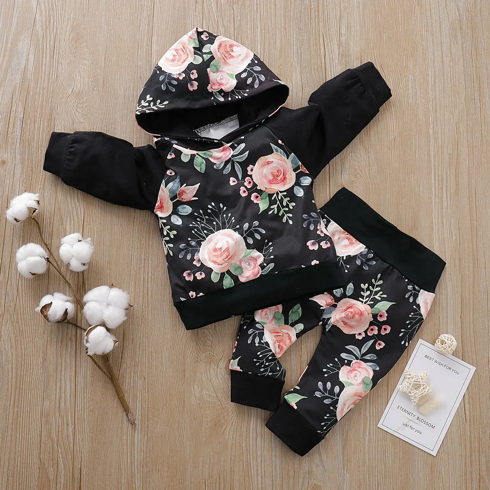LILIGIRL Одежда для новорожденных девочек зима Дети свитер с капюшоном верхняя одежда, наряд Одежда для новорожденных девочек; комплект