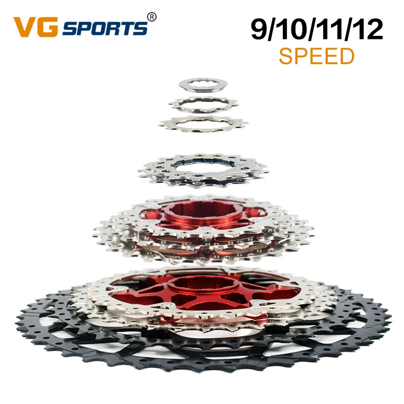 

VG Sports Bicycle Feewheel N 9 10 11 12 Speed Split Mountain Bike Cassette Cycling Flywheel Bike Accessories Drop Shipping