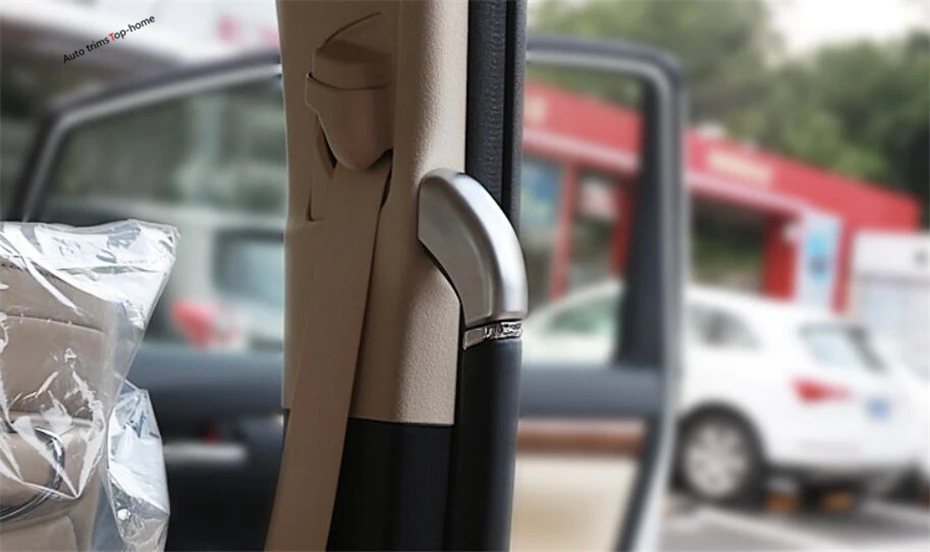 Yimaautoпланки столб B подлокотники ручка с покрытием молдинги для интерьера подходит для Toyota Alphard/Vellfire AH30