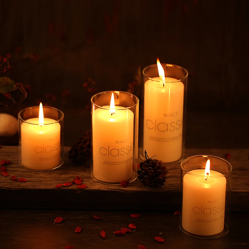 Tealight Candle Holder Glass Holders Clear Candlestick Centerpiece Decorative Stand for Table Wedding Part | Дом и сад
