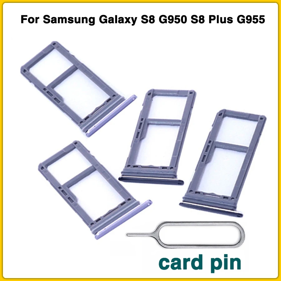 Новинка держатель для SIM карты S8 адаптер Samsung Galaxy G950 Plus G955 карта с двумя/одиночными