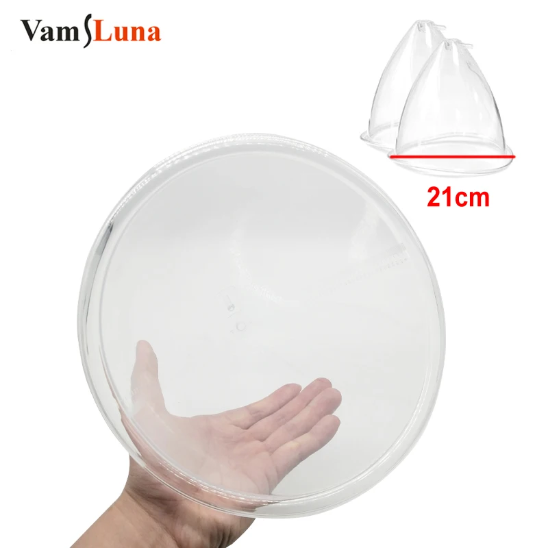 

VamsLuna 2PCS 21 cm Size Buttock Sucker Vacuum Stimulator Cups Breast​ Enlargement Pump Cupping Accessories