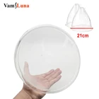 Вакуумные чашки для стимуляции ягодиц VamsLuna, 2 шт., размер 21 см, аксессуары для увеличения груди