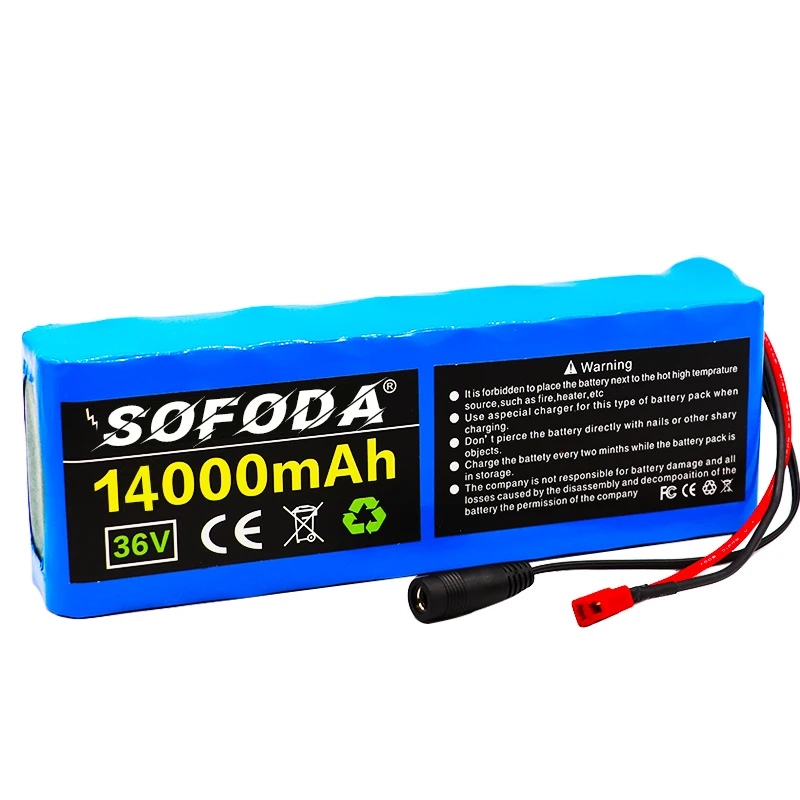 36v аккумулятор 14AH 21700 пакет для скутера мощный электрический велосипед 36В