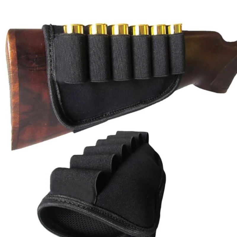 

Tactical 6 Round Shell Holder Military Airsoft Bullet Carrier Pouch 12/20 Bullet Buttstock Shell Carrier Hunting Accessories
