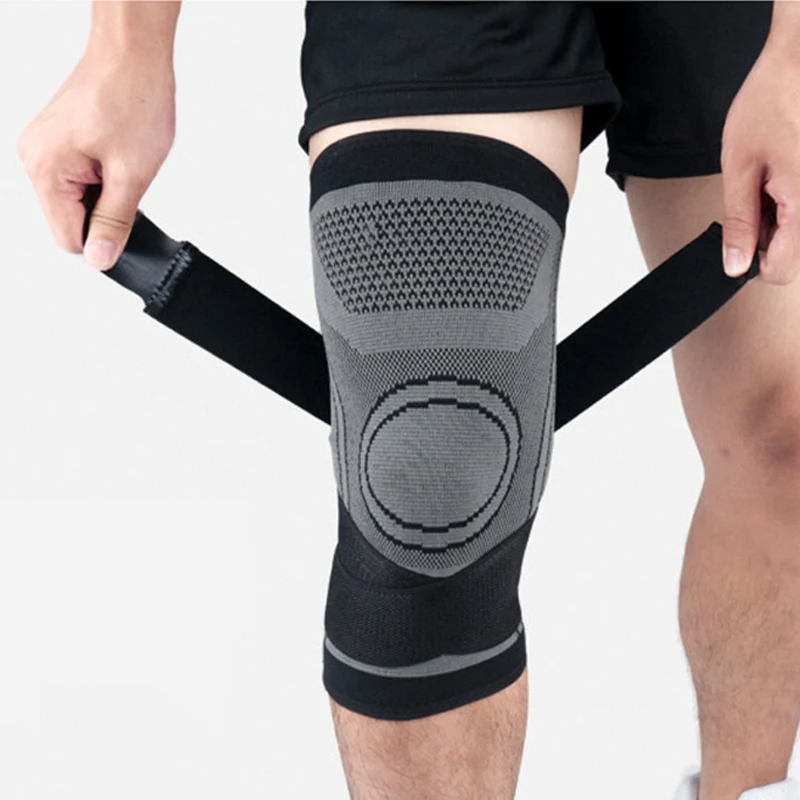 3D под давлением Фитнес бег повязка для катания на велосипеде колено Поддержка