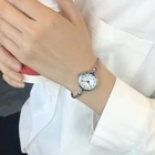 Часы-браслет женские открытые студенческие подарки на день рождения для девушек Корейская версия креативных студенческих стилей тонкие часы с цепочкой