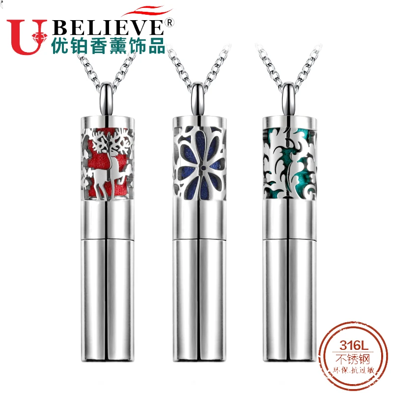 Ожерелье с подвеской в виде контейнера для эфирного масла ожерелье из