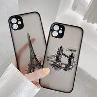 world famous historical landmark building phone case for iphone x xr xs max 7 8 plus se 2020 11 12 13 pro max shockproof cover