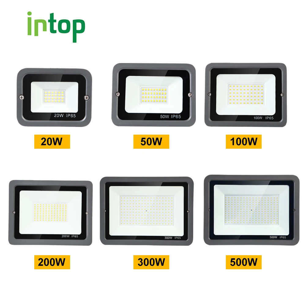 Светодиодный точечный светильник 10 Вт 20 30 50 100 150 200 300 500 светодиодный Foco Ip65