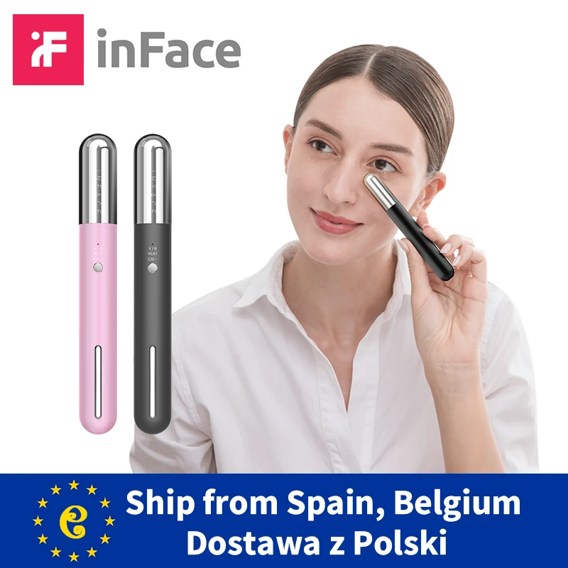 Электрический вибрирующий массажер для глаз Inface антивозрастной Массажер кожи