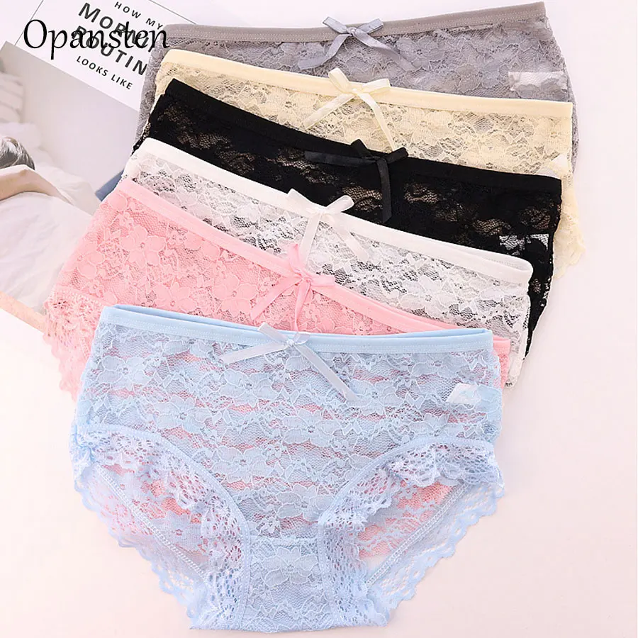 11 цветов женские кружевные сексуальные трусы плюс размер для девочек бесшовное