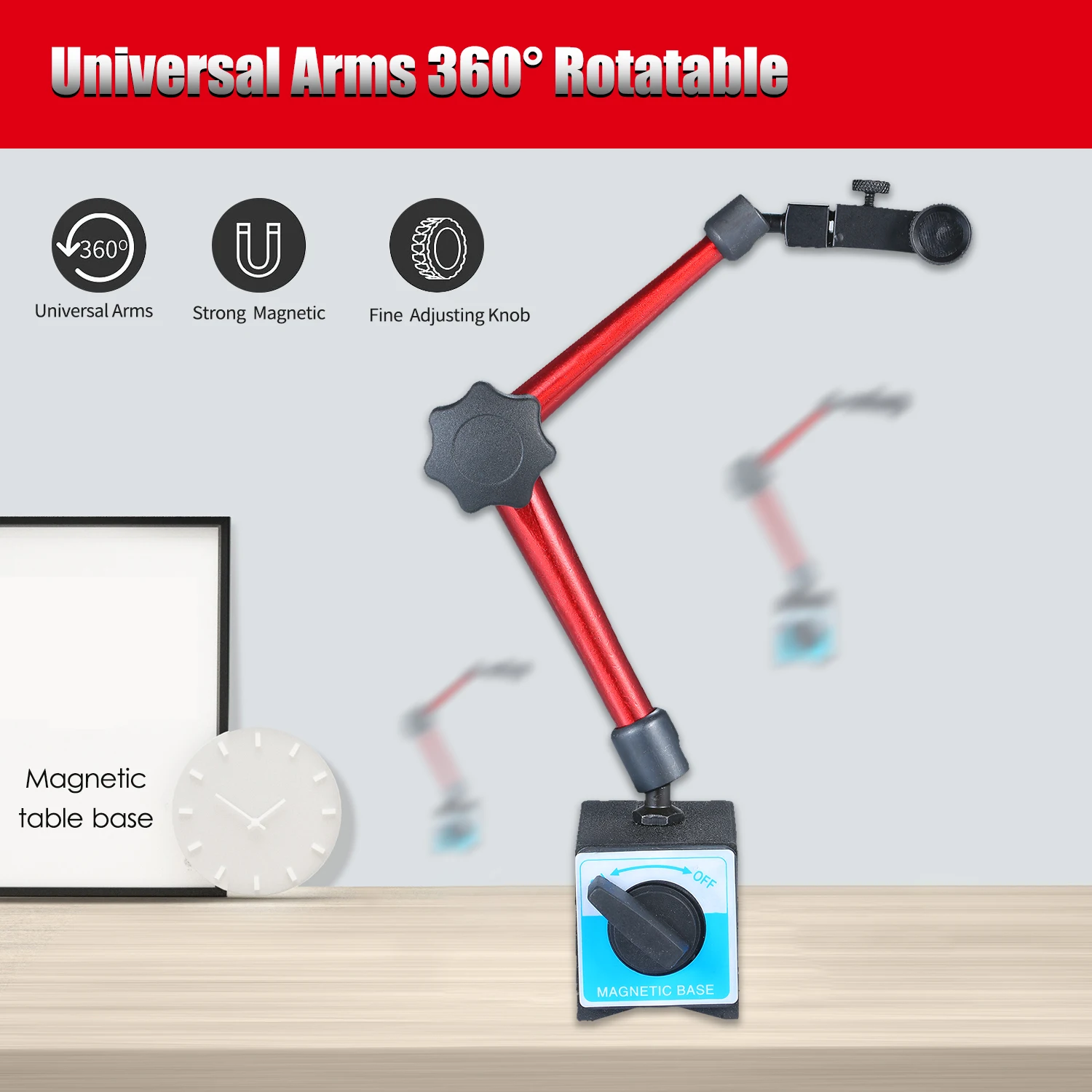 350 мм магнитный циферблат магнитное сверхмощное основание универсальное для