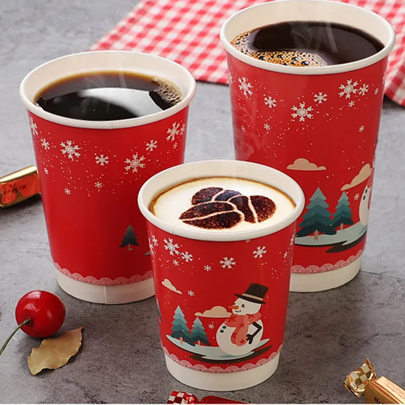 250 мл 1 шт. может быть изготовленный на заказ бумажная чашка под 1000 с принтом