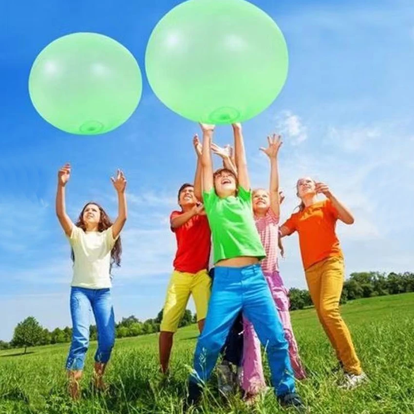 

Kids Bubble Ball Balloon Indoor Outdoor Inflatable Ball Game Toy Soft Air Water Filled Bubble Ball Blow Up Balloon Toy Wholesale